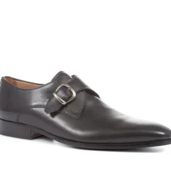 Jones Bootmaker Justin Leather Single Strap Monk Shoes -