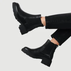 Women Jones Bootmaker Kaiya Chunky Leather Chelsea Boots -