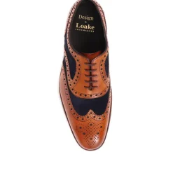 Loake Kerridge Wide Fit Leather Oxford Brogues -