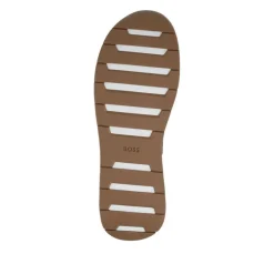 Hugo Boss Knitted-Upper Trainers W/ Branding & Suede Trims -