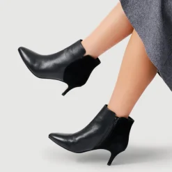 Women Jones Bootmaker Laci Smart Leather Stiletto-Heel Boots -