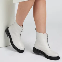 Women Jones Bootmaker Lanie Zip Up Chunky Boots -