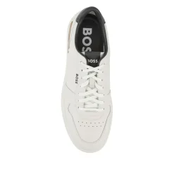 Hugo Boss Leather Cupsole Trainers -