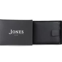 Jones Bootmaker Leather Fold Over Wallet -