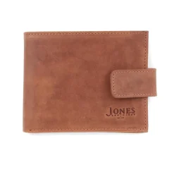 Jones Bootmaker Leather Fold Over Wallet -