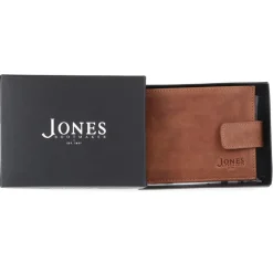 Jones Bootmaker Leather Fold Over Wallet -