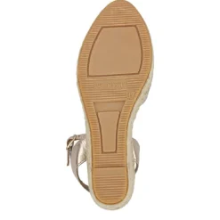 Women Jones Bootmaker Leather Wedge-Heeled Sandals -