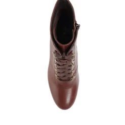 Women Jones Bootmaker Liana Lace-Up Heeled Ankle Boots -