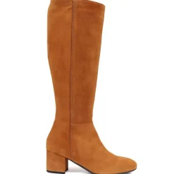 Women Jones Bootmaker Lou Lous Slim Calf Knee-High Suede Boots -