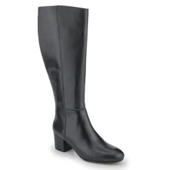 Women Jones Bootmaker LouLou1 Large Calf Fit Leather Long Boots -
