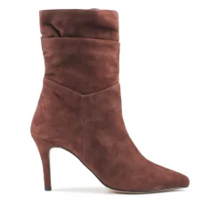 Women Jones Bootmaker Luisa Leather Stiletto Heel Boots -