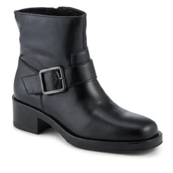 Women Jones Bootmaker Madonna Chunky Leather Ankle Boots -
