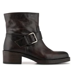 Women Jones Bootmaker Madonna Chunky Leather Ankle Boots -