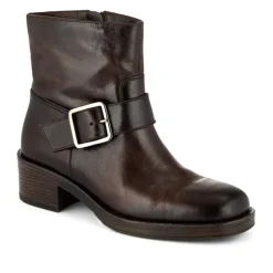 Women Jones Bootmaker Madonna Chunky Leather Ankle Boots -