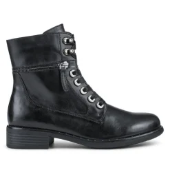 Women Jones Bootmaker Margarita Leather Lace-Up Ankle Boots -