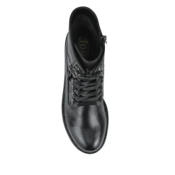 Women Jones Bootmaker Margarita Leather Lace-Up Ankle Boots -