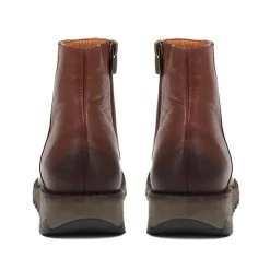 Women Jones Bootmaker Mariane Leather Wedge Ankle Boots -
