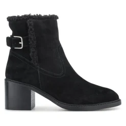 Women Jones Bootmaker Mavis Leather Buckled Ankle Boots -