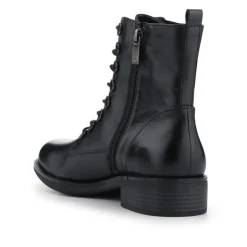 Women Jones Bootmaker Mckenna Leather Heeled Military Boots -