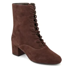 Women Jones Bootmaker Michie Leather Lace-Up Heels -
