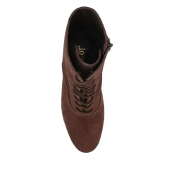 Women Jones Bootmaker Michie Leather Lace-Up Heels -