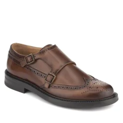 Jones Bootmaker Nathan Leather Double Monk Shoes -