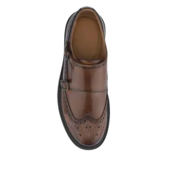 Jones Bootmaker Nathan Leather Double Monk Shoes -