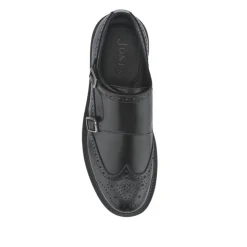 Jones Bootmaker Nathan Leather Double Monk Shoes -