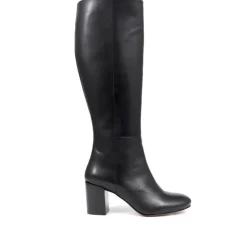 Women Jones Bootmaker: Tailor Made Neptune Large Calf Fit Long Leather Boots -