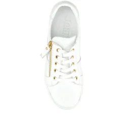 Women Jones Bootmaker Padova Wide-Fit Leather Trainers -