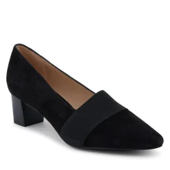 Women Peter Kaiser Leather Block-Heeled Court Shoes -