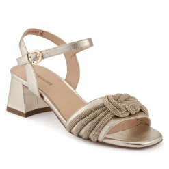 Women Peter Kaiser Leather Block-Heeled Sandals -