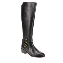 Women Jones Bootmaker Phoebe Extra-Slim Buckled Leather Long Boots -