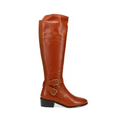 Women Jones Bootmaker Phoebe Extra-Slim Buckled Leather Long Boots -