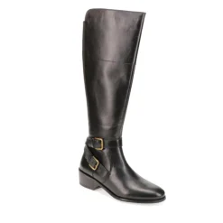 Women Jones Bootmaker: Tailor Made Phoebe Medium Calf Fit Leather Knee-High Boots -