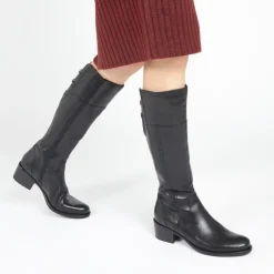 Women Jones Bootmaker: Tailor Made Rachel Medium Calf Fit Leather Rider Boots -
