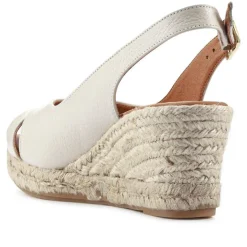 Women Jones Bootmaker Raquelle Leather Heeled Espadrilles -