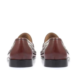 Jones Bootmaker Riverside Woven Leather Loafers -