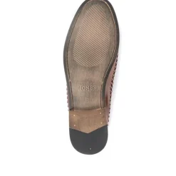 Jones Bootmaker Riverside Woven Leather Loafers -