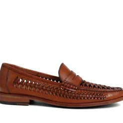 Jones Bootmaker Riverside Woven Leather Loafers -