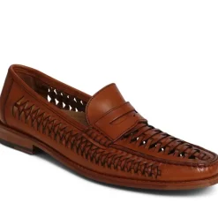 Jones Bootmaker Riverside Woven Leather Loafers -