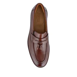 Jones Bootmaker Rodrigo Wide-Fit Leather Tassel Loafers -