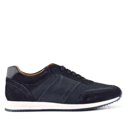 Jones Bootmaker Sergio Lace-Up Leather Trainers -