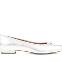 Women Jones Bootmaker Soleil Leather Low Ballet Pumps -