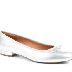Women Jones Bootmaker Soleil Leather Low Ballet Pumps -