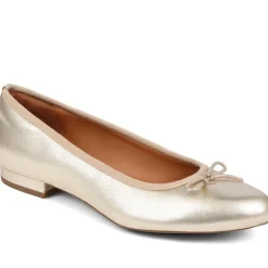 Women Jones Bootmaker Soleil Leather Low Ballet Pumps -