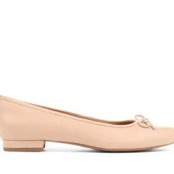 Women Jones Bootmaker Soleil Leather Low Ballet Pumps -