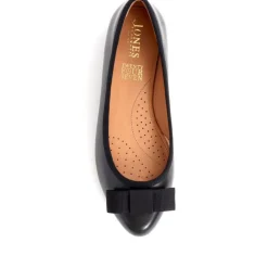 Women Jones Bootmaker Soleil Leather Low Ballet Pumps -