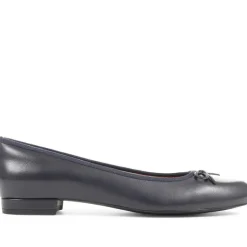 Women Jones Bootmaker Soleil Leather Low Ballet Pumps -