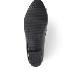 Women Soleil Wide Leather Ballet Pumps -